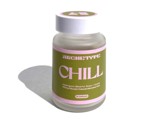 ARCHETYPE CHILL Microdose Mushroom Capsules (Bottle of 25) Online