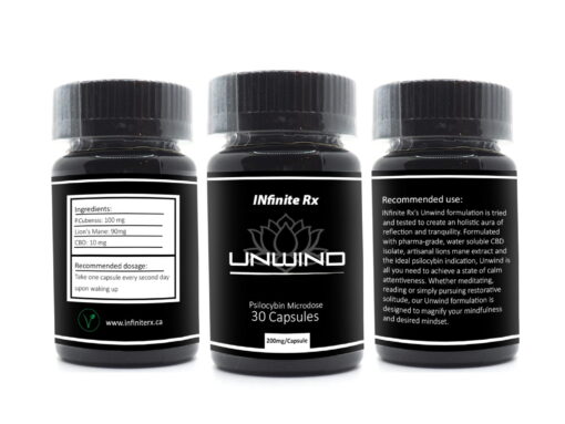 INfinite Rx Unwind Mikrodosierung Psilocybin CBD Kapseln
